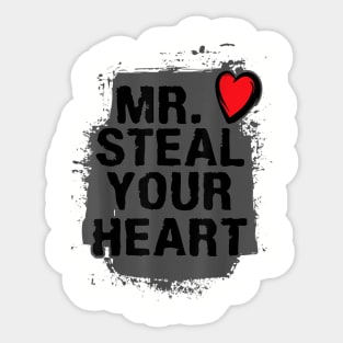 Mr. steal your heart Sticker